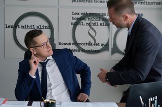 M jak miłość odc. 1730. Piotrek (Marcin Mroczek), Andrzej Budzyński (Krystian Wieczorek)