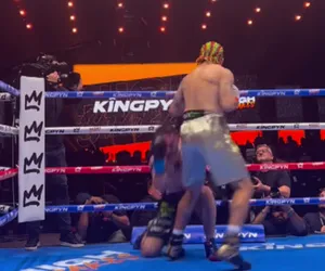 Filipek zdemolowany na Kingpyn Boxing. Gwiazdor FAME MMA został brutalnie rozbity przez Nunesa, Brazylijczyk górą