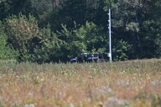 Rozbity dron w Polatyczach