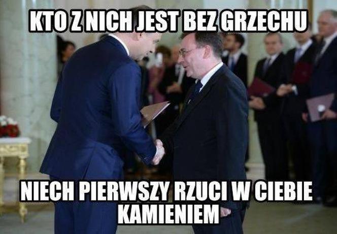 Andrzej Duda ułaskawia Wąsika i Kamińskiego MEMY