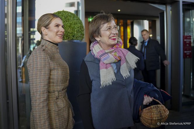 Jesienne stylizacje pierwszych dam