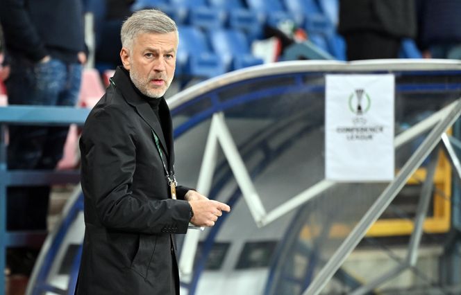 Edward Iordanescu w meczu Szachtar - Legia