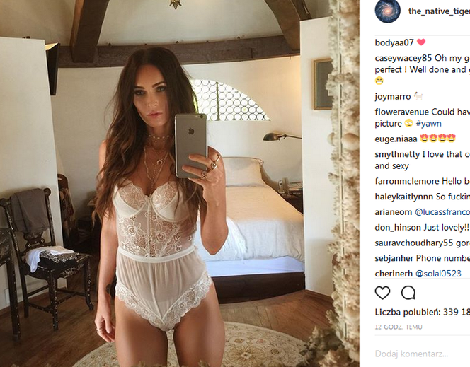 Megan Fox w bieliźnie