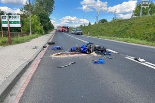 Blachownia. Nie żyje młody motocyklista. Policja podała przyczynę tragicznego wypadku