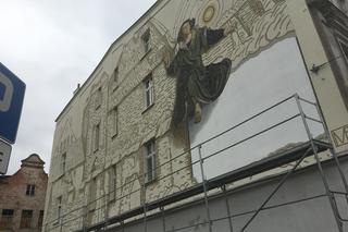 Mural Mikołaja Kopernika w Grudziądzu