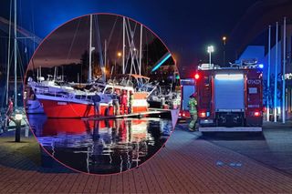 Wybuch w porcie w Kołobrzegu! Przerażające nagranie z momentu eksplozji