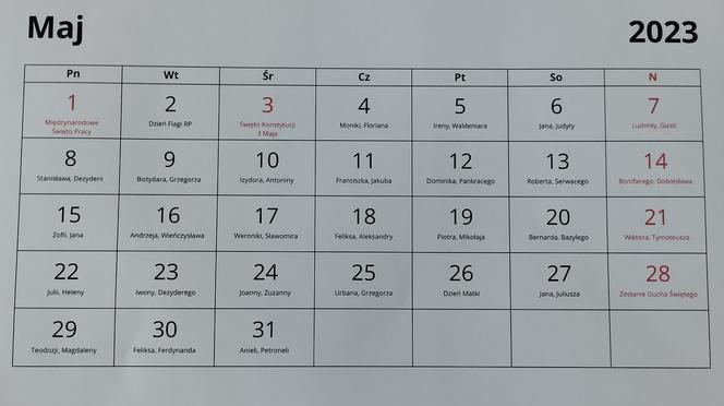 Maj 2023 r.