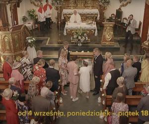 Pierwsza miłość po wakacjach. ślub Celiny (Grażyna Zielińska) i Romana (Lech Dyblik)