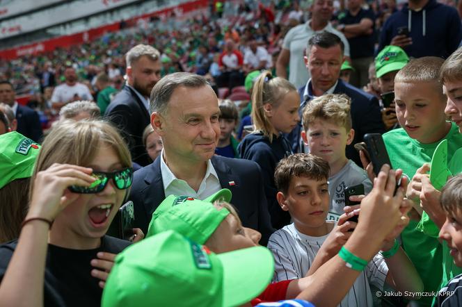 Andrzej Duda na Pucharze Tymbarku