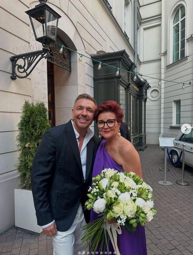 Urodziny Jolanty Kwaśniewskiej: Jolanta Kwaśniewska i Łukasz Jemioł