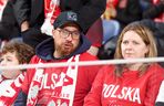 Kibice na meczu Polska -Nowa Zelandia na Stadionie Śląskim