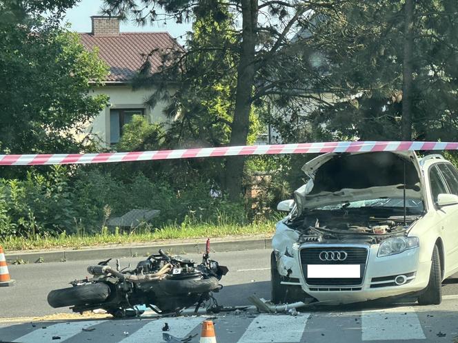 Groźny wypadek na skrzyżowaniu ul. Cegielnianej i Żytniej w Kraśniku