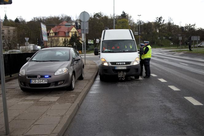 Policyjne kamery obserwowały przejścia dla pieszych w centrum Bydgoszczy