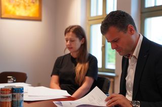 Spotkanie organizacyjne w sprawie Kulturalnego Kociołka w Iławie