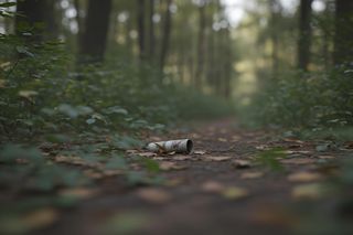 Śmieci w lesie. Fotopułapka ujawniła, co naprawdę dzieje się w elbląskich lasach