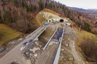 Budowa S1 - obejście Węgierskiej Górki w Beskidach