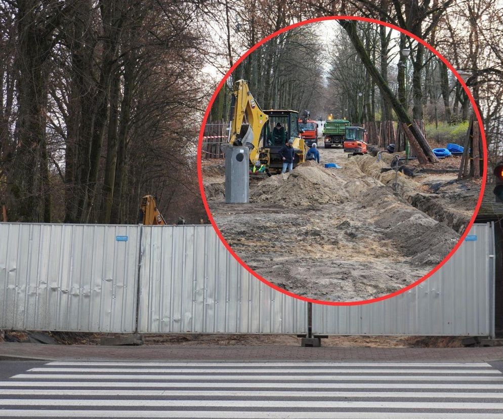 Park Planty zagrodzony wysokim murem. Zobacz, co dzieje się w centrum Białegostoku