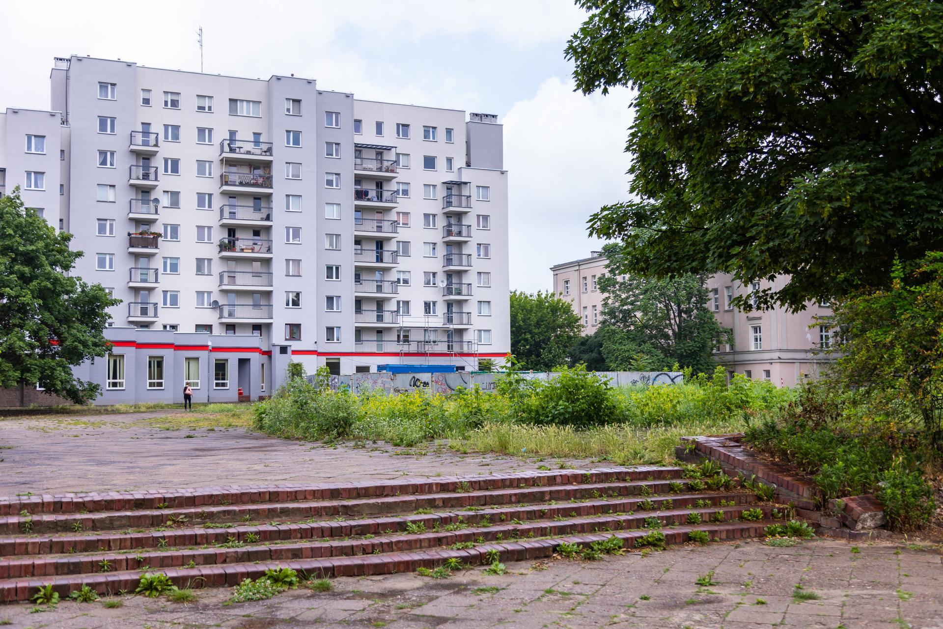 Miejsce po dawnym klubie Fugazi przy ul. Leszno 17 na Woli