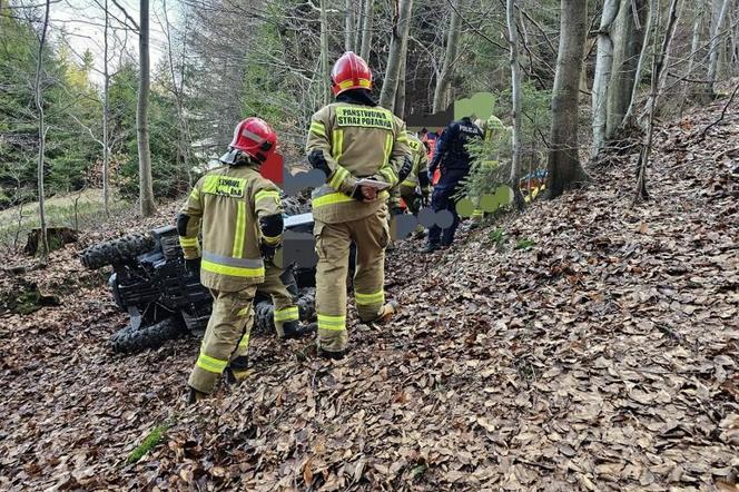 Tragiczny wypadek w Wiśle. Zginął 70-letni kierowca quada 