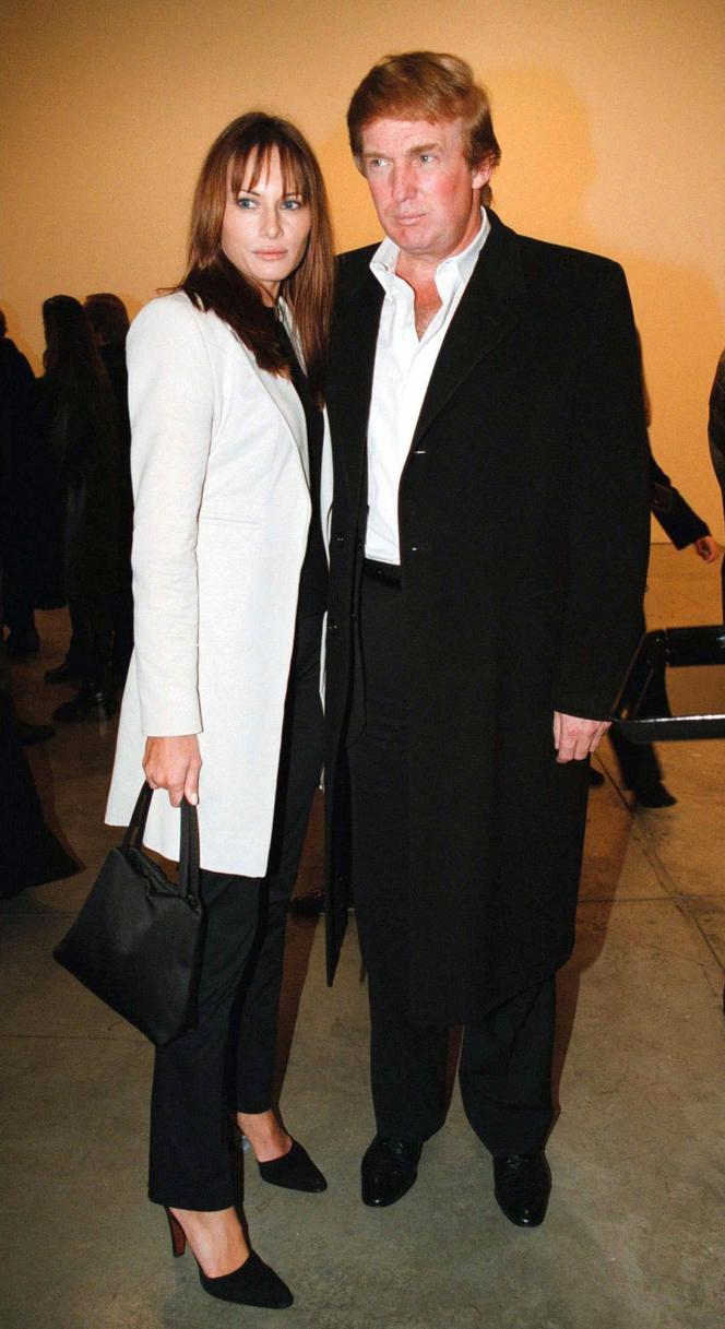 Melania Trump i Donald Trump w 1998 roku