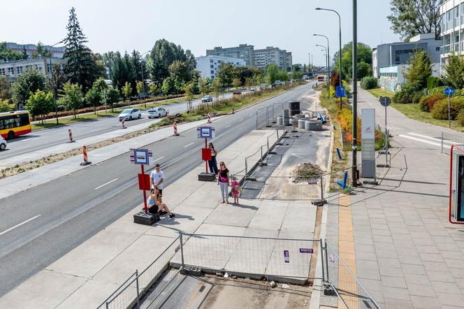 Opuszczona przebudowa Trasy Łazienkowskiej w Warszawie