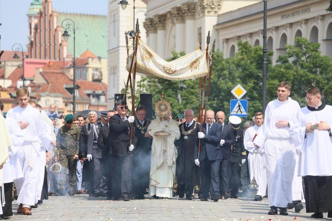 Centralna procesja Bożego Ciała 2024 w Warszawie