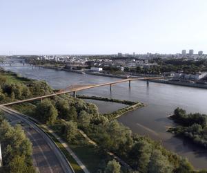Most pieszo-rowerowy na Pragę