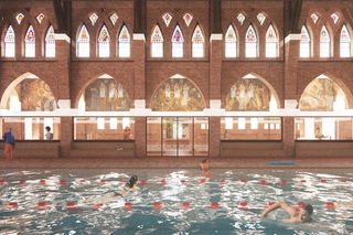 Ponad stuletni kościół zmieni się w publiczny basen. Na ambonie stanie ratownik