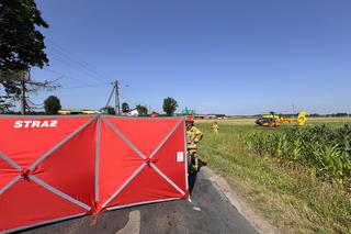 Kierowca uderzył w 13-letniego rowerzystę. Chłopiec jest w stanie krytycznym