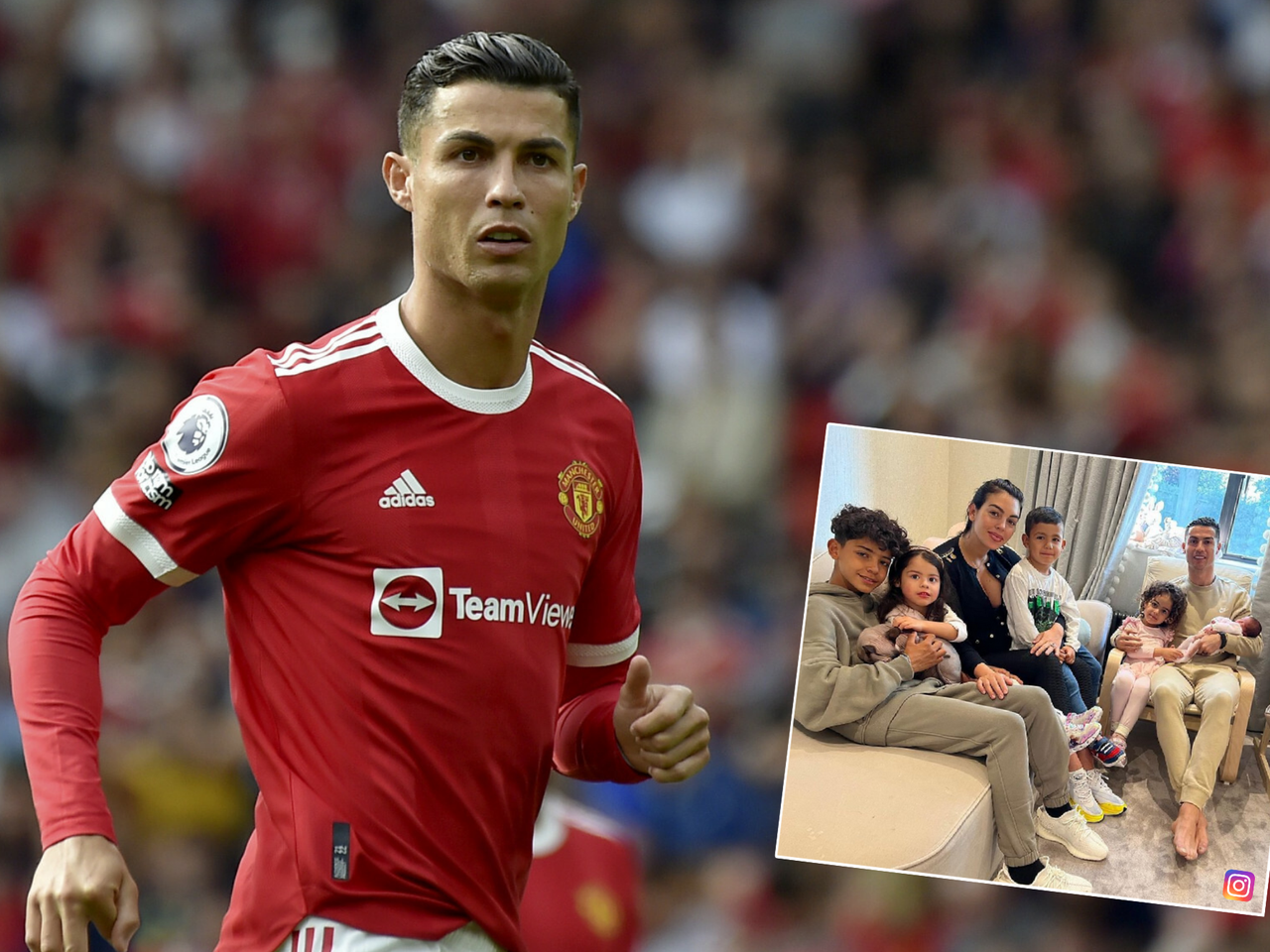 Cristiano Ronaldo z nowo narodzoną córeczką. Piłkarz opublikował rodzinne zdjęcie 