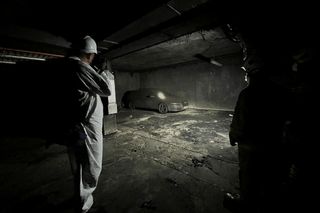 Blok w Ząbkach po pożarze