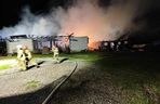 Ogromna tragedia w Irządzach. Bydło spłonęło żywcem, łunę ognia widać było z daleka