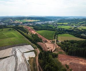 Autostrada D11 w Czechach - zdjęcia z budowy - sierpień 2025
