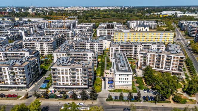 Nowe osiedla na pograniczu Kamionka i Grochowa w Warszawie