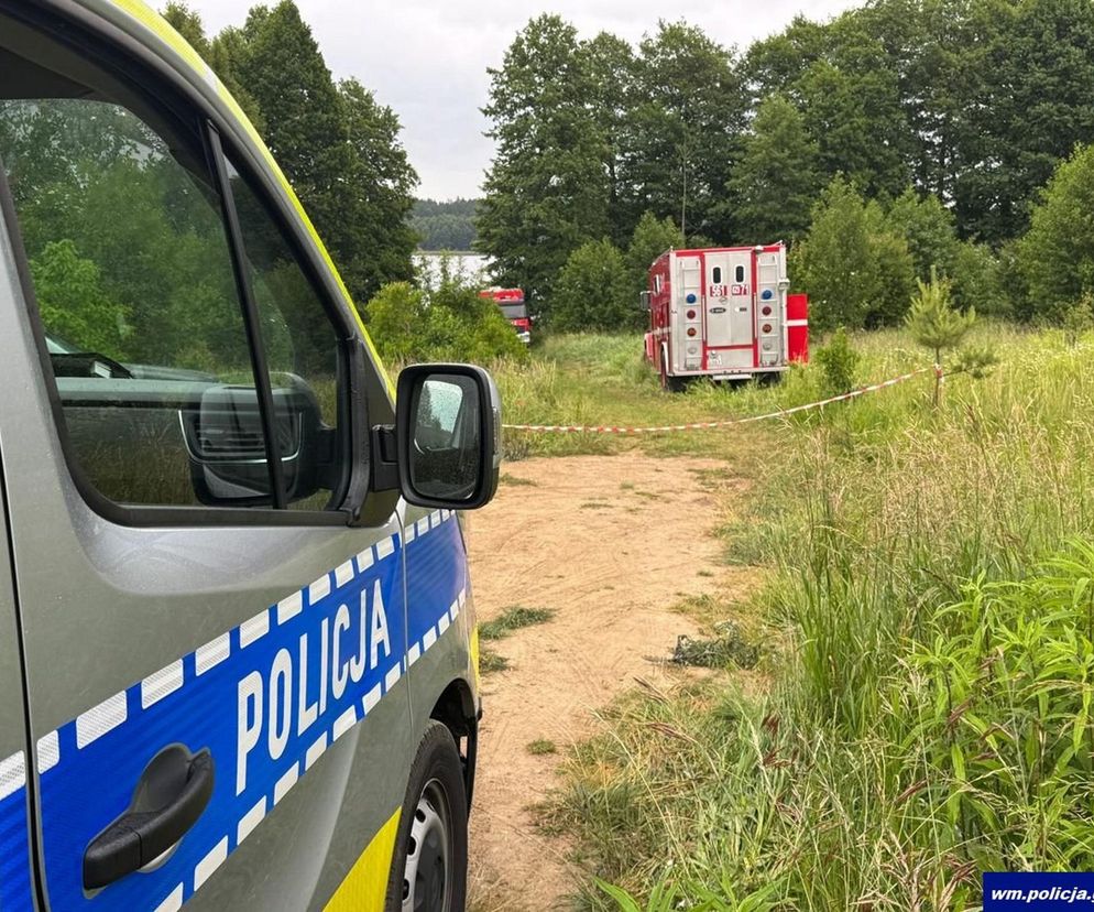 Dramat na jeziorze pod Szczytnem. Poszukiwania trzech nastolatków