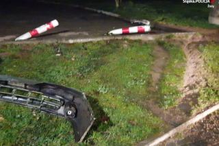 Rozbił auto, a potem rzucił się na swoją partnerkę i uciekł 
