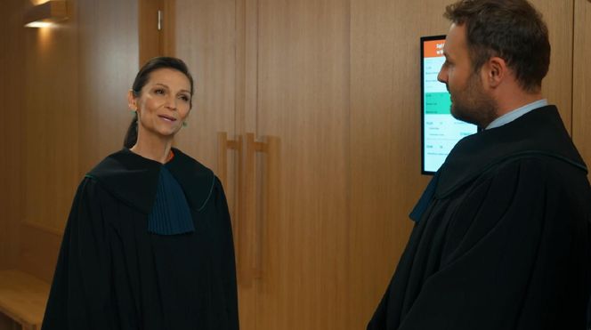 	Barwy szczęścia odc. 3147. Sylwia Paszkowska (Olga Bończyk), Klemens (Sebastian Perdek)