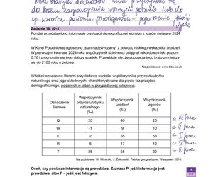 Matura próbna 2024 - geografia