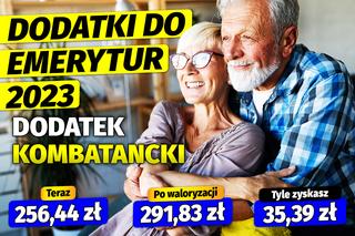 Dodatki do emerytur 2023 