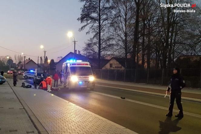 Czechowice-Dziedzice: Śmiertelne potrącenie na przejściu dla pieszych. Kobieta zginęła na miejscu