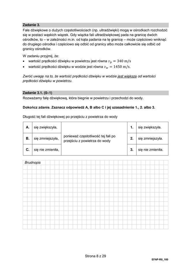 Matura 2025: fizyka 20.05.2025. Arkusze CKE i odpowiedzi [Formuła 2015]