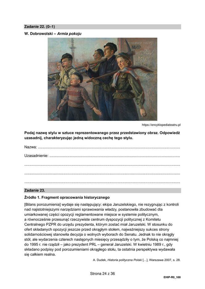 Matura 2025 historia rozszerzona - arkusz CKE 19.05.2025 - Formuła 2015