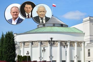 Nowy sondaż partyjny. PiS i Konfederacja z większością w Sejmie