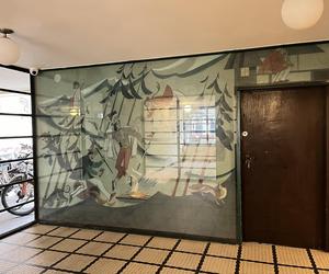 Malowidło Zofii Stryjeńskiej w Domu Wedla w Warszawie - zdjęcia