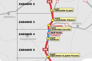 Trasa S8 z Wrocławia do granicy z Czechami. Jest umowa na kolejny odcinek drogi 