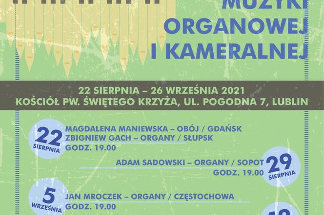 Świętokrzyskie Koncerty Muzyki Organowej i Kameralnej - plakat
