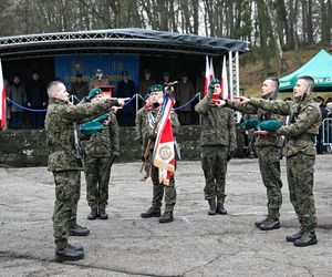 Przysięga żołnierzy zasadniczej służby wojskowej w Choszcznie