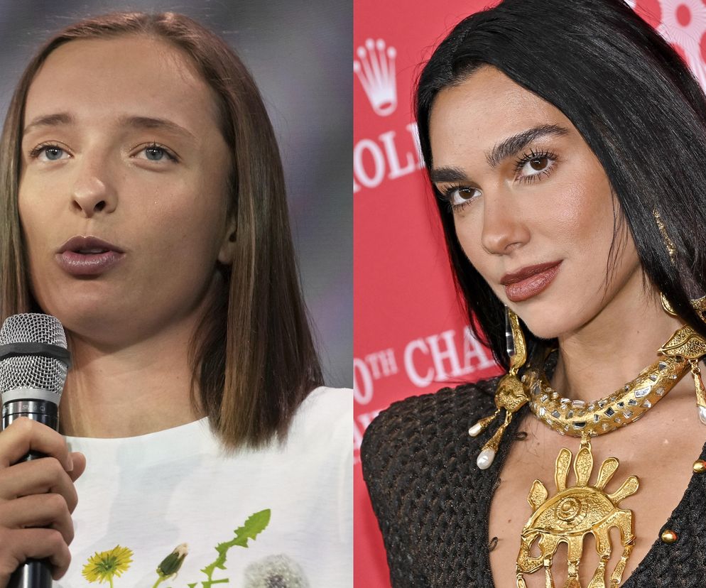 Iga Świątek, Dua Lipa