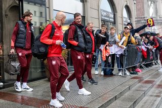 Piłkarze wyjechali na mecz Polska - Litwa