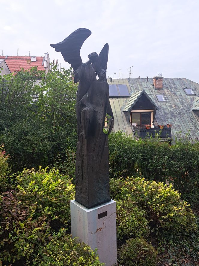 Ogród za kościołem św. Józefa w Krakowie